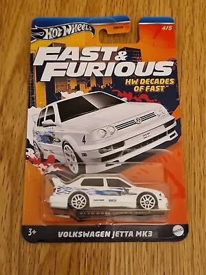 Buy Hot Wheels Fast And Furious HW Decades Of Fast - Volkswagen Jetta MK3 • 6.50£