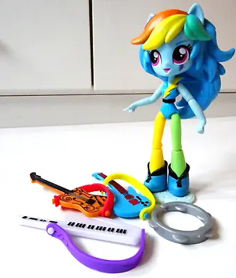 Buy My Little Pony Equestria Girls Minis Rocking Music Class Set + Rainbow Dash Doll • 15£