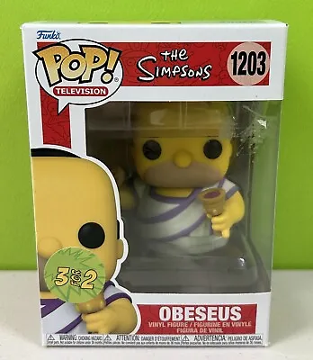 Buy ⭐️ OBESEUS HOMER 1203 The Simpsons ⭐️ Funko Pop Figure ⭐️ BRAND NEW ⭐️ • 20£