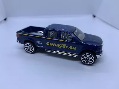 Buy Hot Wheels - Ford F-150 F150 Blue Goodyear - Diecast - 1:64 Scale USED • 2.75£