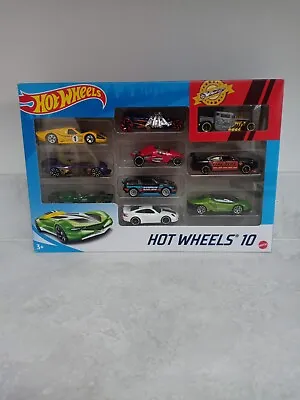 Buy Hot Wheels 10 Pack Car Set Die Cast Cars Playset • 14.99£