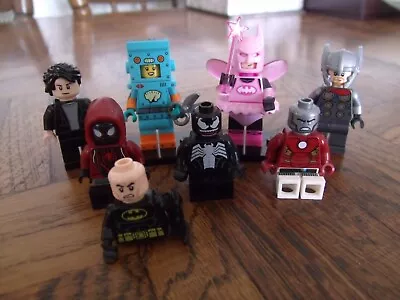 Buy Seven (7) X Lego Minifigures -fairy Batman-thor-venom-bruce Banner-spiderman-etc • 14.99£