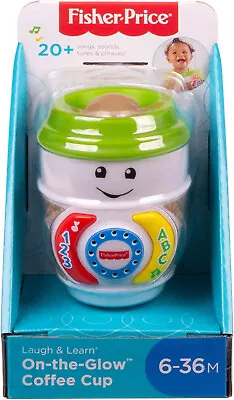 Buy Fisher Price Laugh & Learn On The Glow Coffee Cup Interactive Baby Toy Brand New • 17.99£