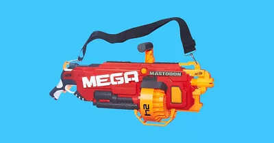 Buy NERF N-Strike Mega Mastodon Motorised Soft Foam Dart Blaster • 0.99£