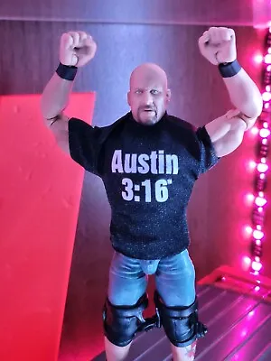 Buy Wwe Mattel Elite Now Then Forever Stone Cold Figure • 7.50£
