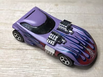 Buy Rare Collectable Hot Wheels 1993 M.I. Purple With Flame Paint / Decal / Design • 2.95£