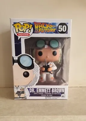 Buy DR. Emmett Brown 50 Funko Pop Back To The Future Figure • 35£