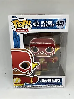 Buy Funko Pop Heroes - DC Super Heroes - Gingerbread The Flash #447 • 9.49£