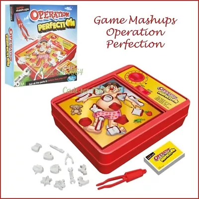 Buy Operation Perfection Game Mashups Board Game Two Games Become One HASBRO • 23.99£