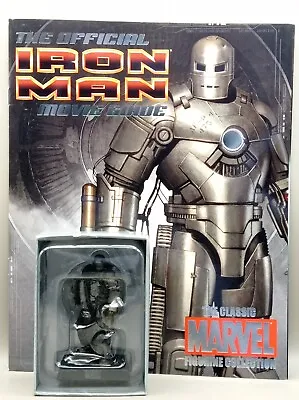Buy Eaglemoss Classic Marvel Figurine Collection Iron Man Movie + Mag, Pstr & Slip • 15£