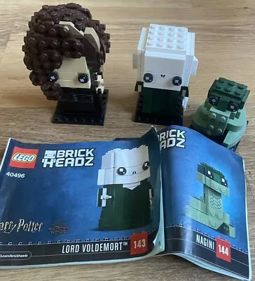 Buy LEGO 40496 BRICKHEADZ 143 Lord Voldemort 144 Nagini 145 Bellatrix Complete • 21.95£
