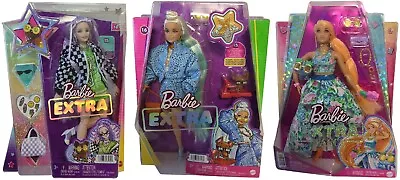 Buy Mattel Barbie Extra Doll Check Jacket Or Mini Skirt Or Dress + Accessories (selection) • 26.64£