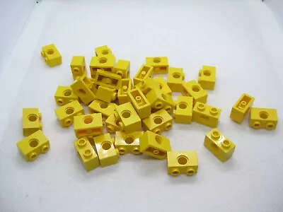 Buy LEGO 3700 Technic, Brick 1 X 2 With Hole YELLOW X50 PIECES • 3.75£