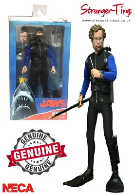 Buy NECA Jaws Matt Hooper Shark Cage Clothed 8 Inch Action Figure 03345 • 50.99£