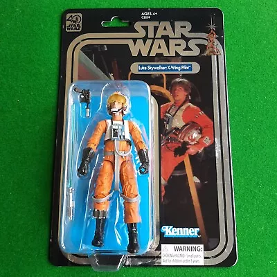 Buy Star Wars Black Series 40th Anniversary 6  Figure : Luke Skywalker X-Wing Pilot • 51£