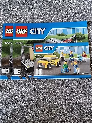 Buy Lego 60050 City Train Station Instruction Manuals Only • 6£