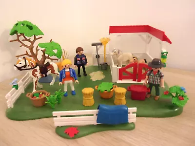 Buy Playmobil HORSE STABLE With FIGURES   [OS] • 14.99£