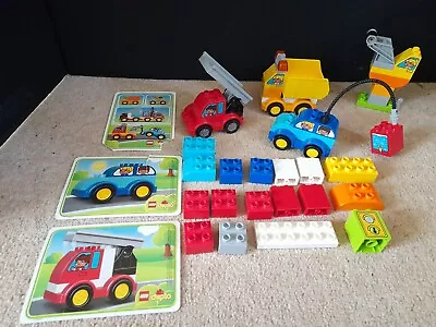 Buy 10816  Lego Duplo My First Cars And Trucks  Complete Super Cond. • 6.99£