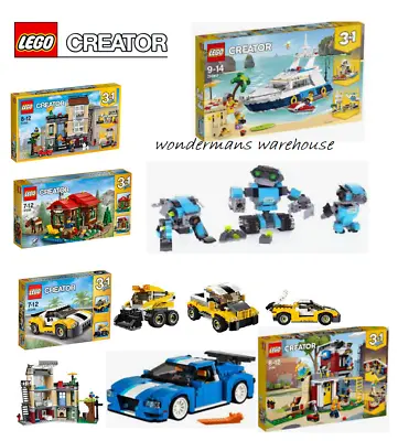 Buy Lego Creator Sets - 31048 Lakeside Lodge/31065 Townhouse/Fast Car & MORE - New • 489.99£
