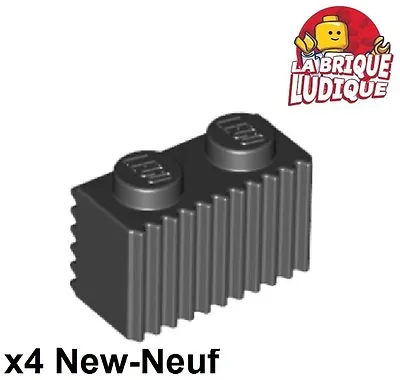 Buy LEGO 4x Brick Brick Modified 1x2 Grill Grill Black/Black 2877 NEW • 1.19£