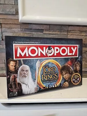 Buy Monopoly Lord Of The Rings Trilogy Edition Boardgame - NEW And SEALED.  Hasbro. • 40£