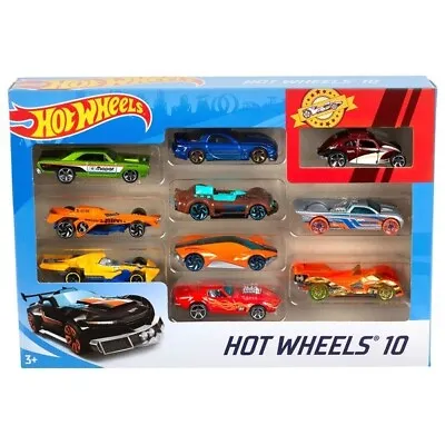 Buy Hot Wheels Basic 10 Car Pack Assortment Kids Vehicle • 24.69£