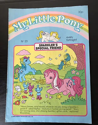 Buy 🌈My Little Pony G1 Magazine Retro Comic Vintage Issue No.23 1986 💛💙💜 • 3.99£