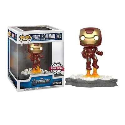 Buy Funko Pop! Deluxe: Iron Man Exclusive Pop Figure #584 - Marvel Avengers Assemble • 49.95£
