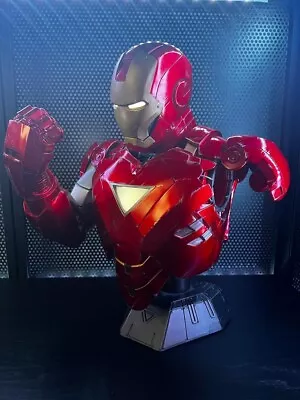 Buy Iron Man Mark VI Sideshow Legendary 1/2 Scale Bust Statue • 599£