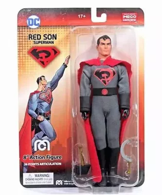 Buy Mego DC Superman Red Son 8  Action Figure • 16.50£