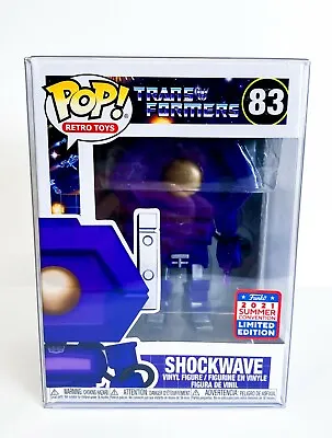 Buy Transformers - Shockwave 2021 Summer Con LE Funko Pop Vinyl 83 + Pop Protector  • 19.99£