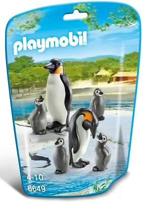 Buy Playmobil City Life Penguin Family For Playmobil Zoo Animals 6649 BRAND NEW • 9.99£