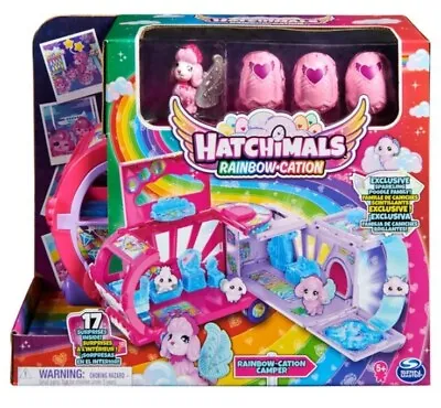 Buy New Toy Hatchimals Colleggtibles Transforming Rainbow-cation Camper Surprises  • 30.99£