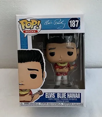 Buy Funko Elvis Blue Hawaii #187 Funko Pop! Rocks • 28.99£