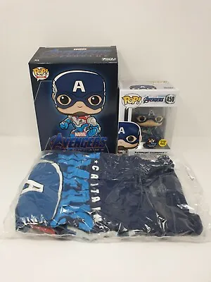 Buy Funko Pop Tees Vinyl -  Captain America Marvel Avengers Endgame T-Shirt XL  • 32.39£