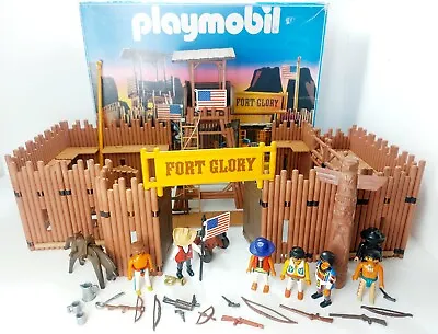 Buy Playmobil 3806 Fort Glory Western Play Set Bundle Boxed EXTRAS INCOMPLETE  • 39.95£