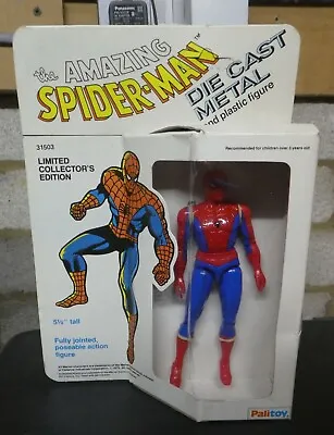 Buy Marvel Spiderman Mego Diecast Palitoy 1979 Diecast Boxed New Unpunched Figure • 549.99£
