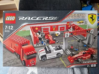 Buy LEGO Racers Ferrari F1 Pit Set 8155 NEW & ORIGINAL PACKAGING!!! Rarity!!! • 155.94£