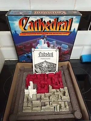 Buy Cathedral Board Game Strategic Battle For The Medieval City Mattel 1986 • 45£
