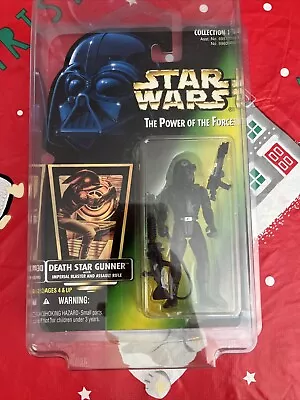 Buy Death Star Gunner Green Card Star Wars POTF Kenner 1996 Collection 3 • 10£