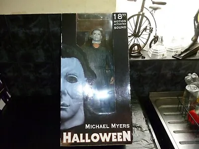 Buy Michael Myers Halloween 2004 18  Motion Activated Sound Figure Reel Toys New • 197.99£