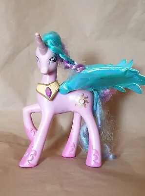 Buy My Little Pony Talk Light Up Princess Celestia Unicorn Figure Hasbro Circa 2010 • 10£