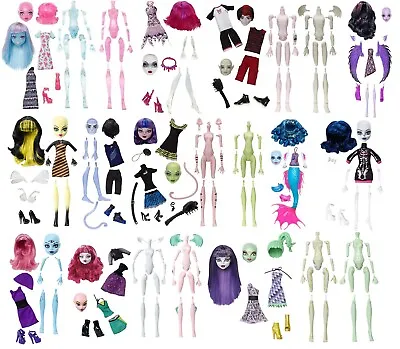 Buy Monster High Create A Monster Dolls Parts Shop Basic Dolls Custom Repaint OOAK • 9.24£