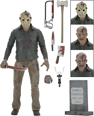 Buy Friday The 13th Action Figure Ultimate Jason Voorhees 7  Part 4 • 42.99£