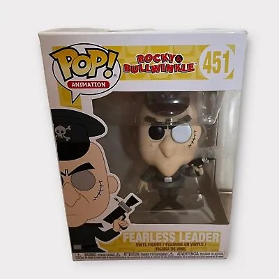 Buy Funky Pop! Fearless Leader Animation Rocky And Bullwinkle #451 Vinyl Figure New • 6.99£