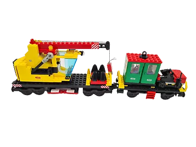 Buy Lego® 9V RC TRAIN Railway 4552 Waggon Carriage Crane Cargo CAR SERVICE WAGON • 94.99£