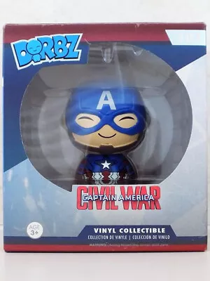 Buy Funko Pop Dorbz Captain America Civil War 107 Marvel Vinyl Figure Boxed • 3.99£