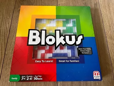 Buy Blokus - Strategy Board Game By Mattel Games, 2013 - Complete / VGC • 14.99£