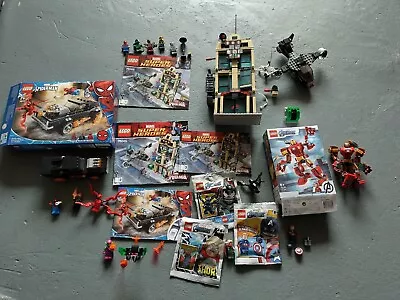 Buy Lego Marvel Job Lot Including Daily Bugle 76005 Ghost Rider 76173 And More • 49.99£