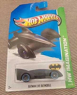 Buy Hot Wheels Imagination Batman Live Batmobile Car 2013 65/250 Long Card New • 6.29£
